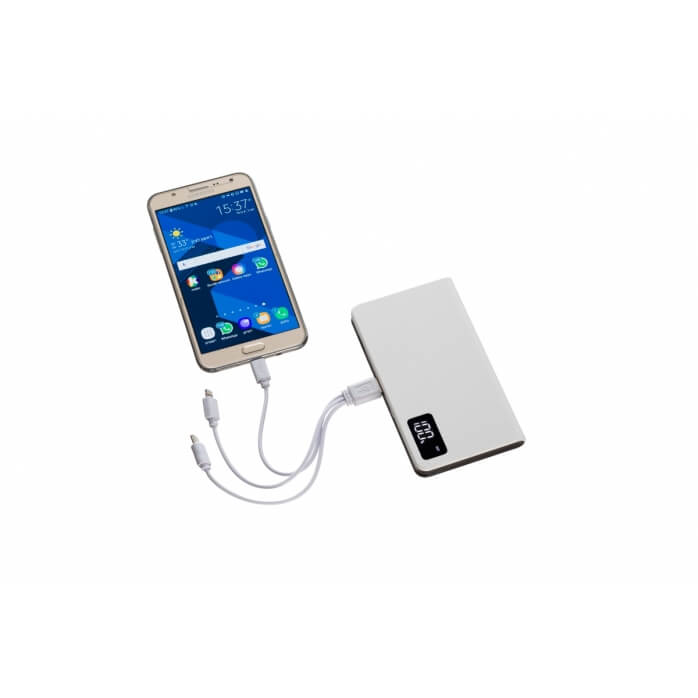 מטען נייד 8,000mAh עם מסך דיגיטלי