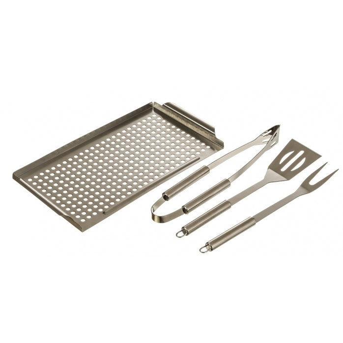ערכת BBQ מנירוסטה 4 חלקים